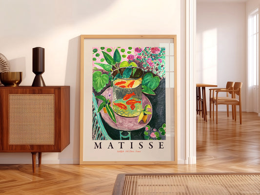 Henri Matisse, Goldfish Print, Famous Painting
