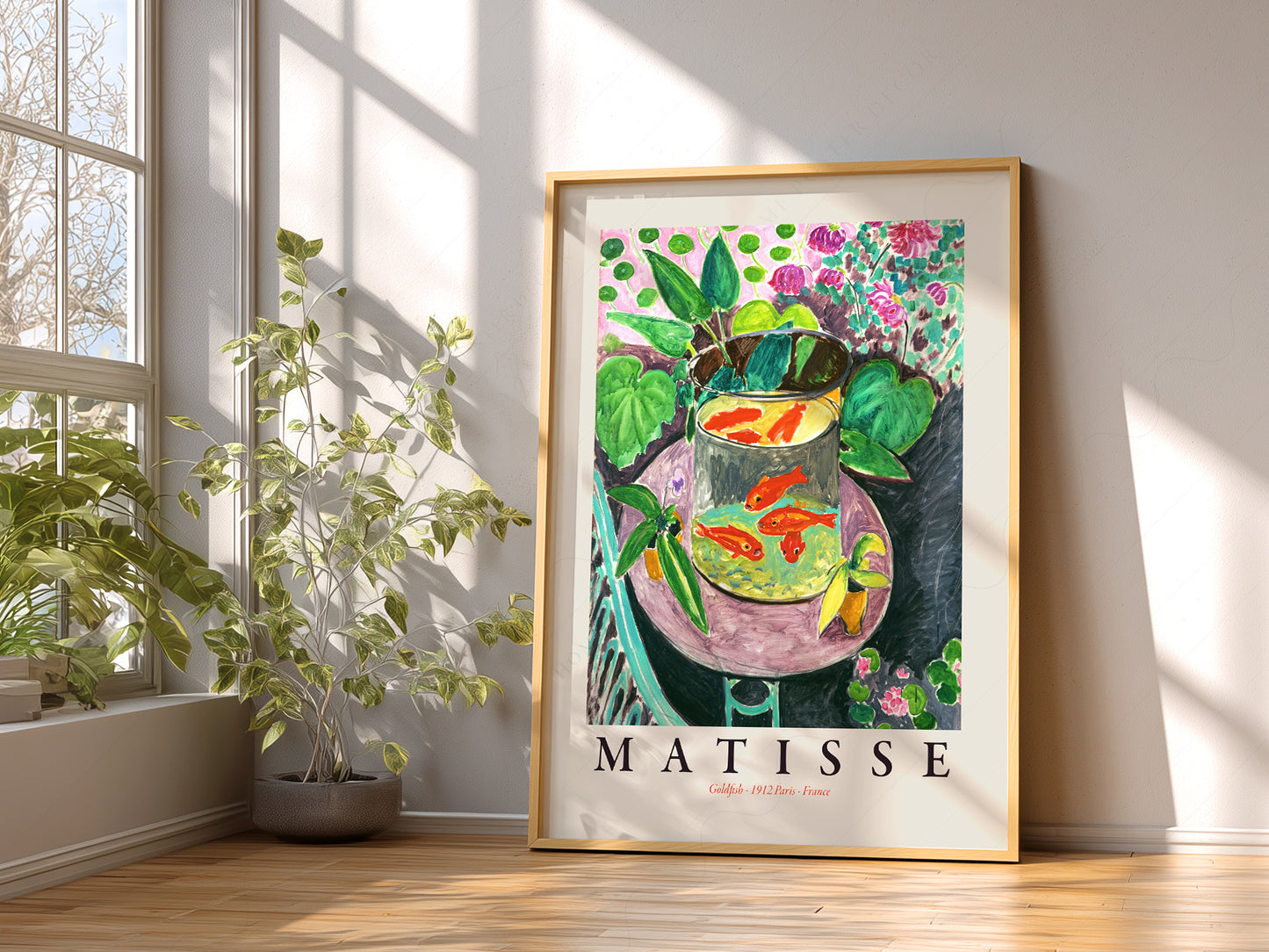 Henri Matisse, Goldfish Print, Famous Painting