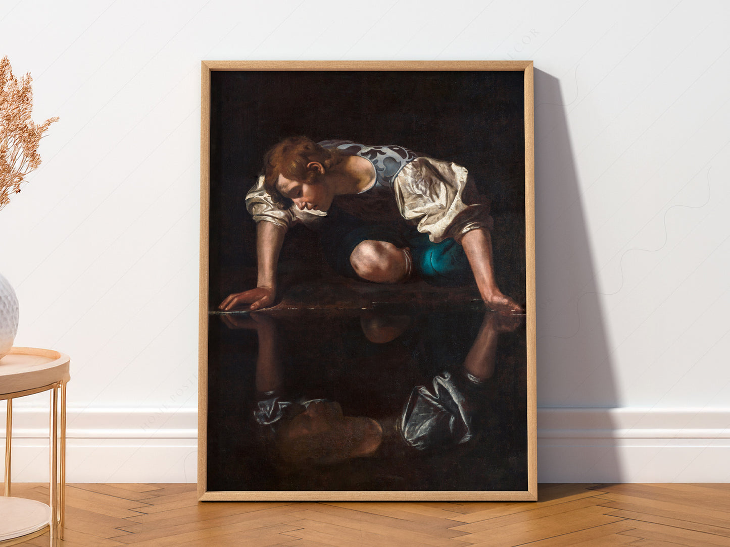 Caravaggio Narcissus Art Print – Baroque Masterpiece Wall Art Poster