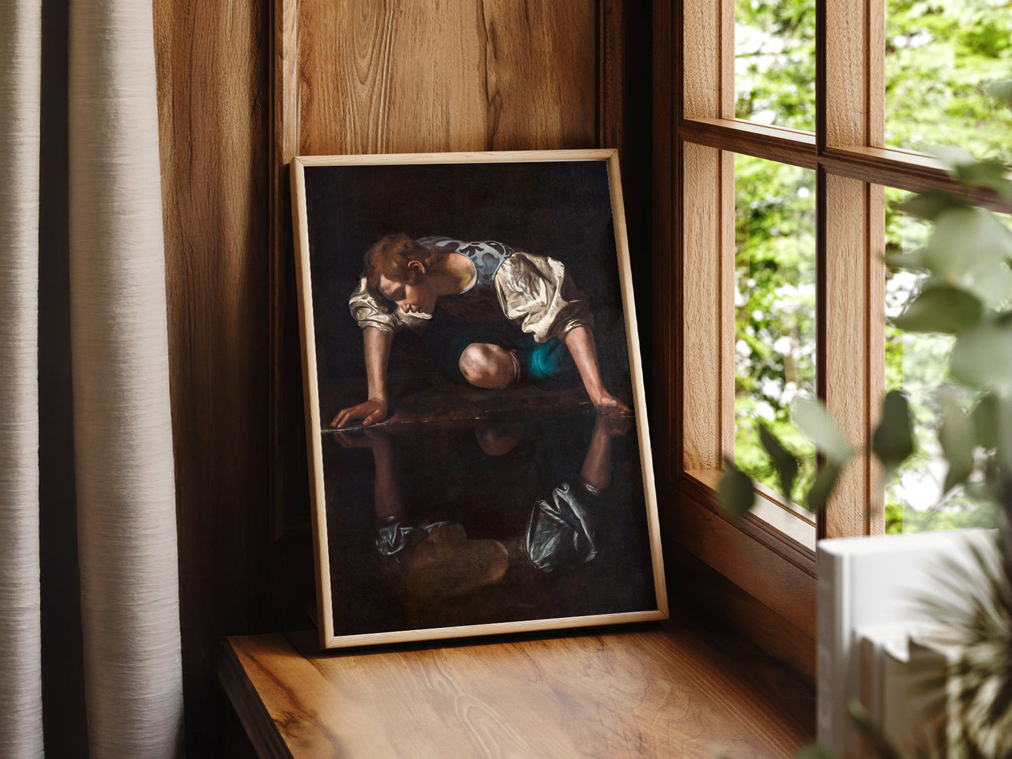 Caravaggio Narcissus Art Print – Baroque Masterpiece Wall Art Poster