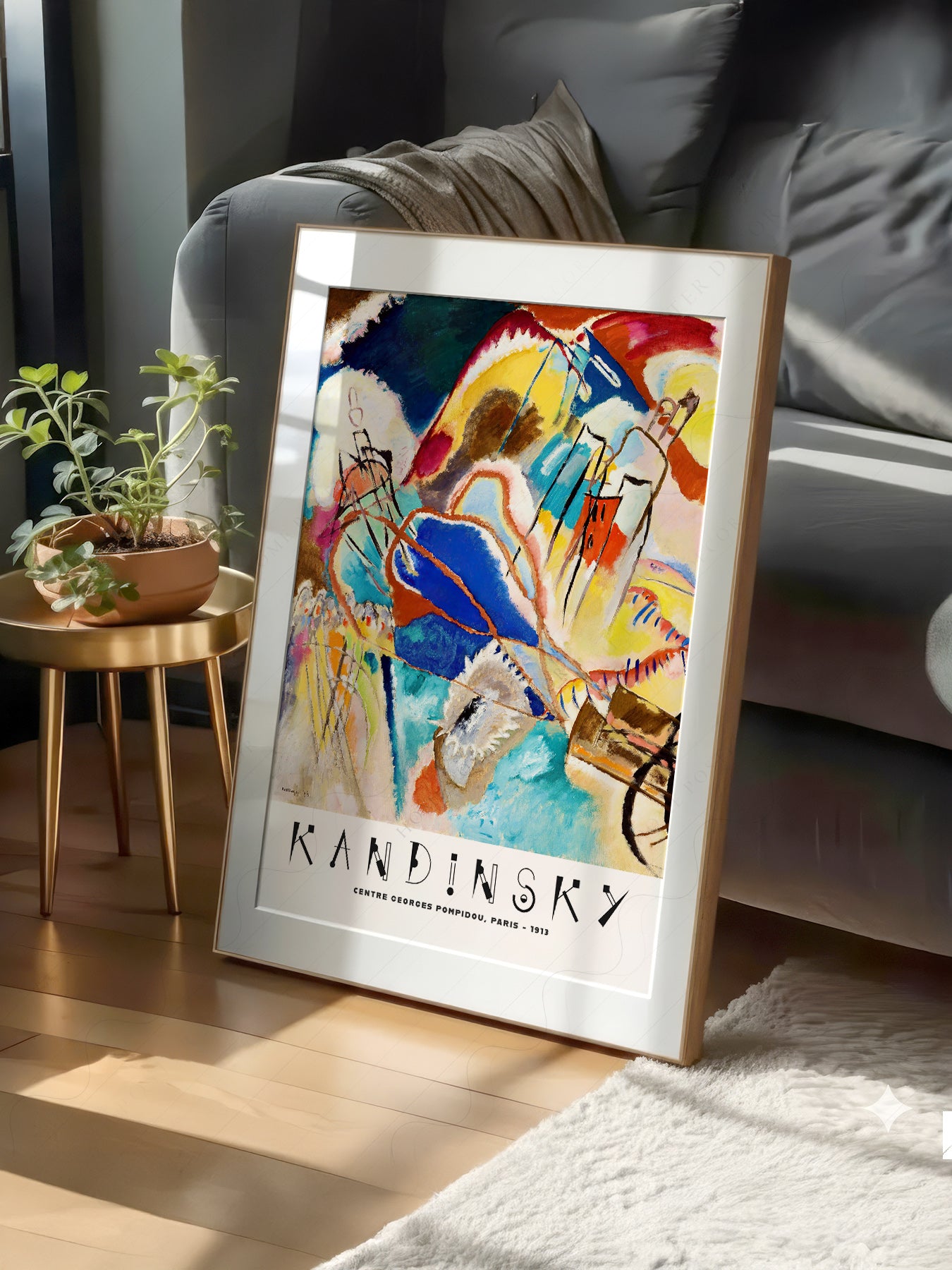 Wassily Kandinsky Improvisation 1913 Art Print – Abstract Wall Poster