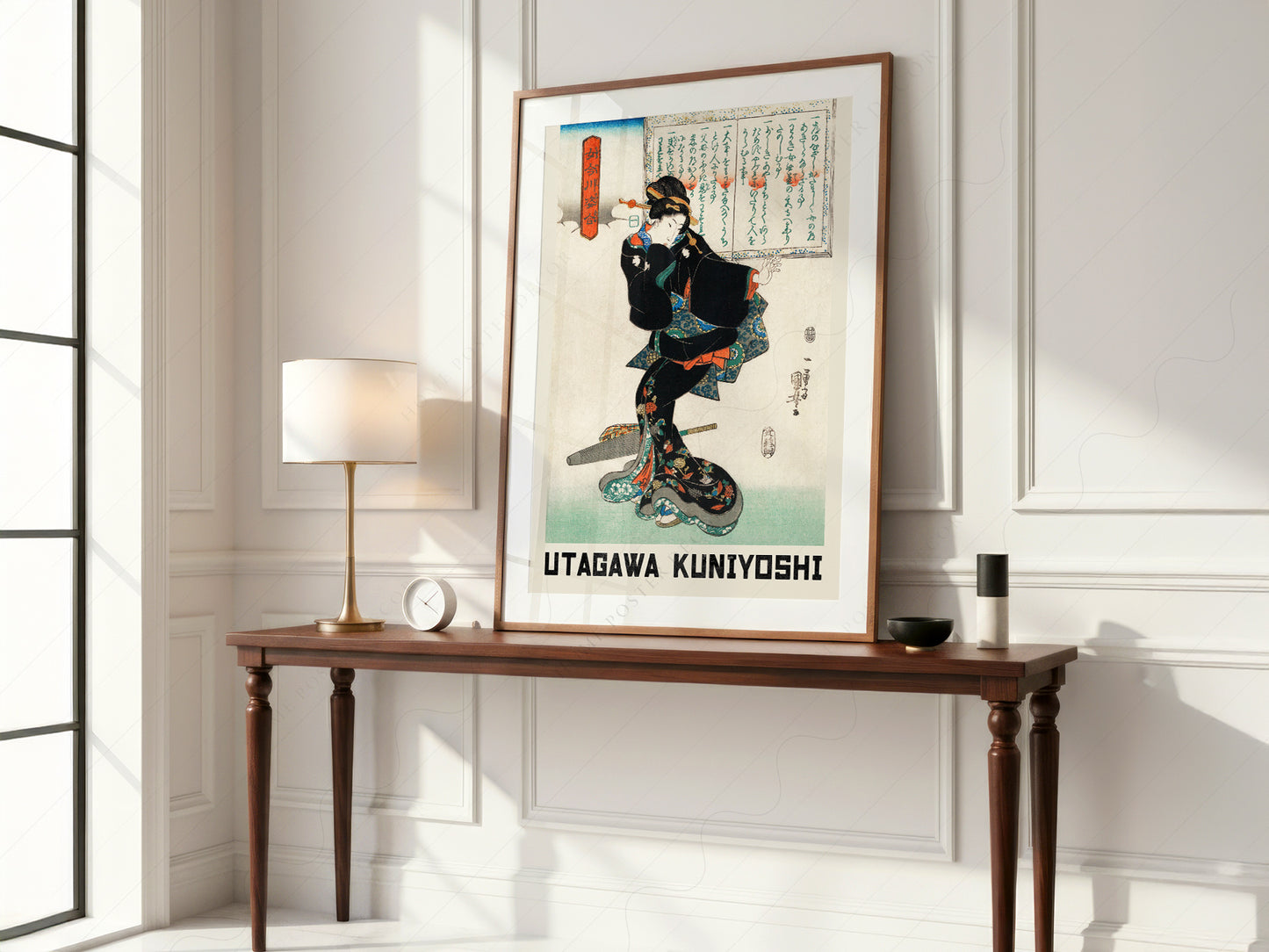 Utagawa Kuniyoshi Geisha Art Print – Japanese Ukiyo-e Wall Poster