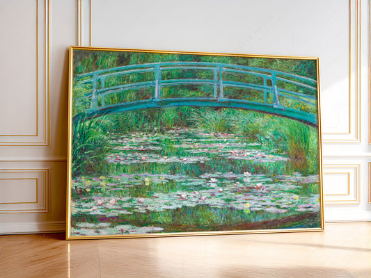 Claude Monet Poster, Bridge over a Pond of Water Lilies