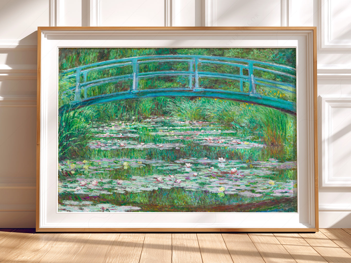 Claude Monet Poster, Bridge over a Pond of Water Lilies