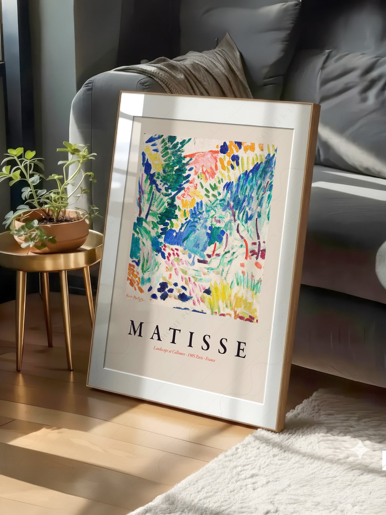 Henri Matisse Landscape at Collioure Print – Museum Wall Art Poster