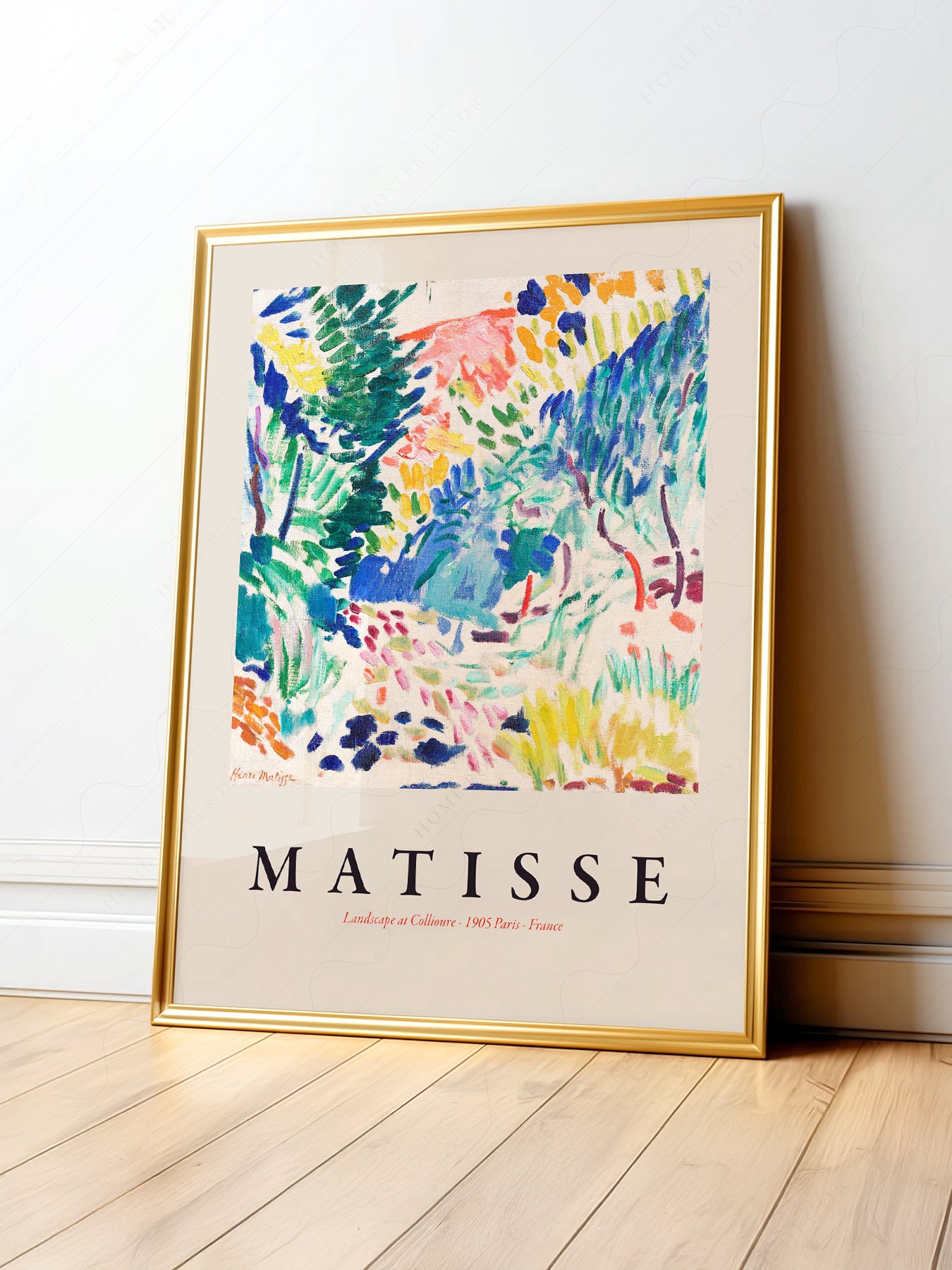 Henri Matisse Landscape at Collioure Print – Museum Wall Art Poster