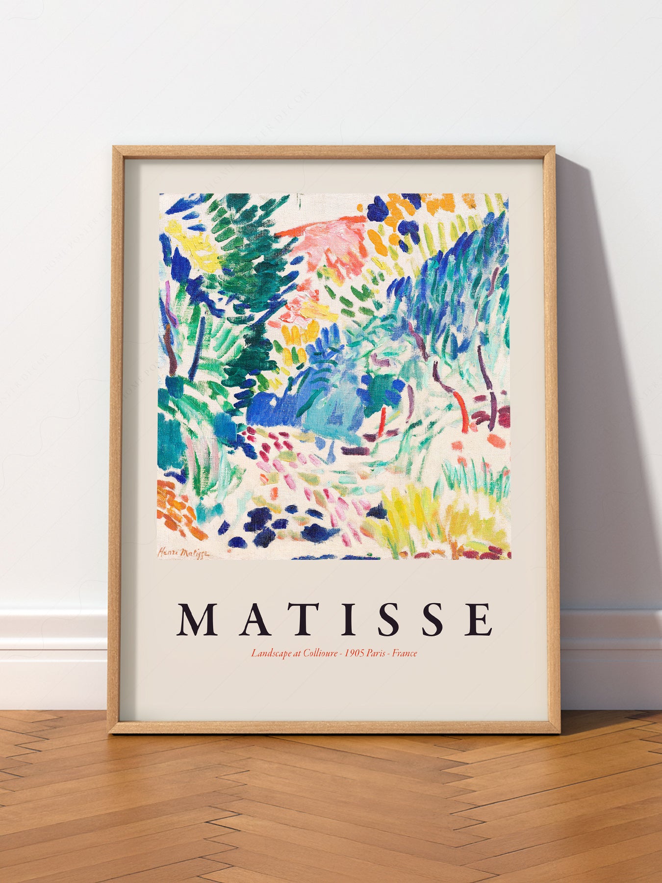 Henri Matisse Landscape at Collioure Print – Museum Wall Art Poster