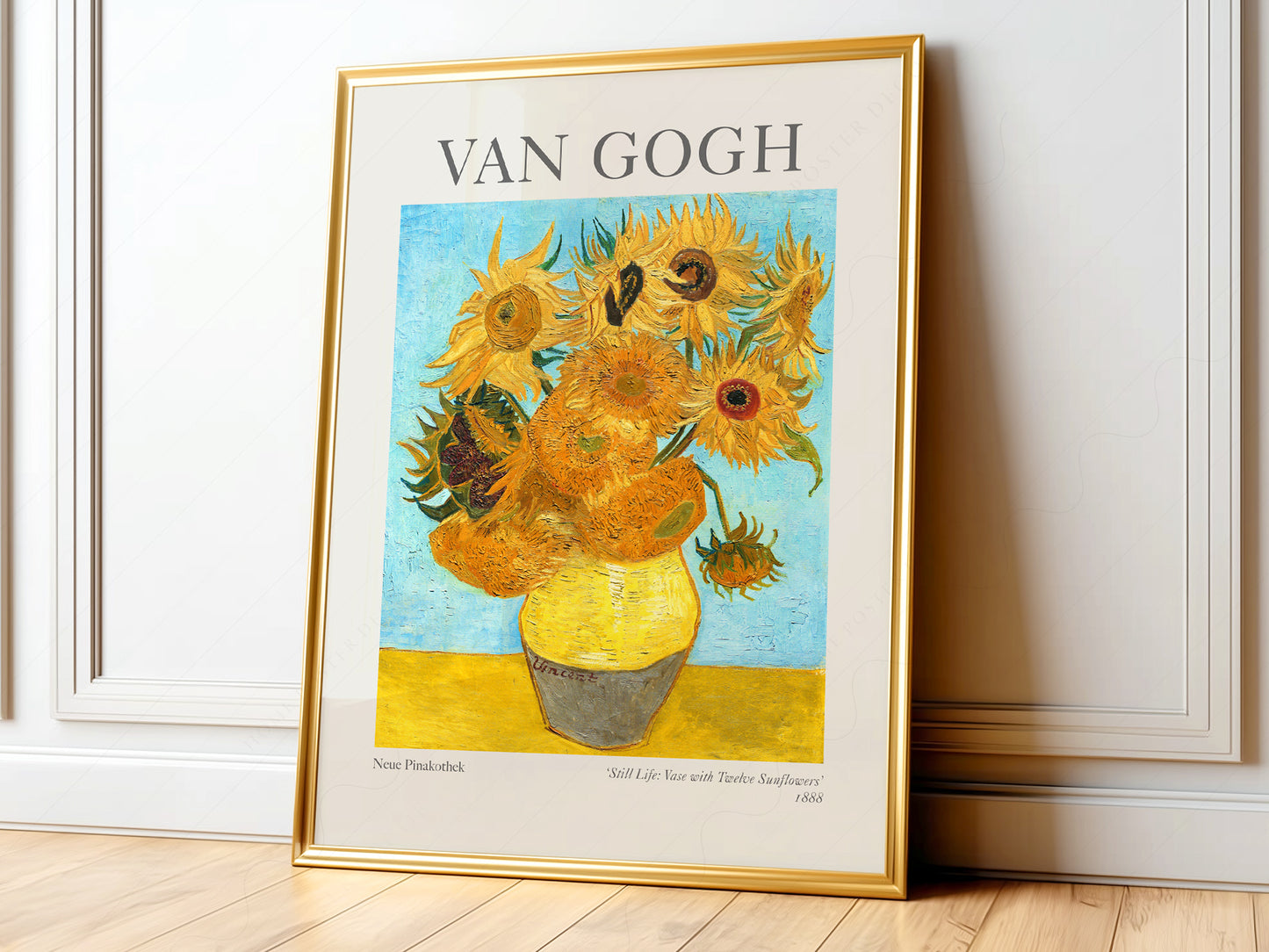Van Gogh Poster, Vase with Twelve Sunflowers