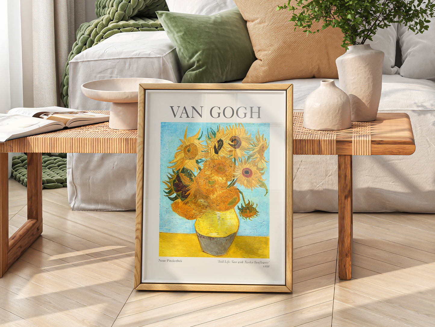 Van Gogh Poster, Vase with Twelve Sunflowers