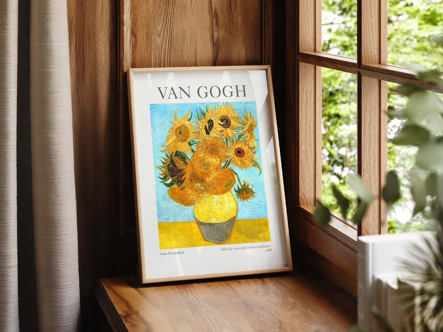 Van Gogh Poster, Vase with Twelve Sunflowers