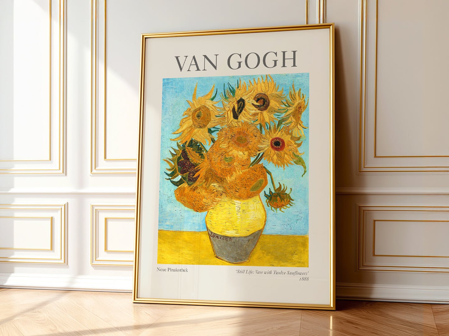 Van Gogh Poster, Vase with Twelve Sunflowers