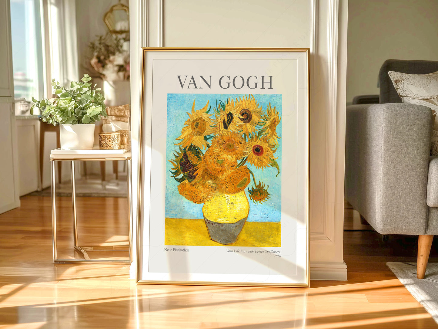 Van Gogh Poster, Vase with Twelve Sunflowers