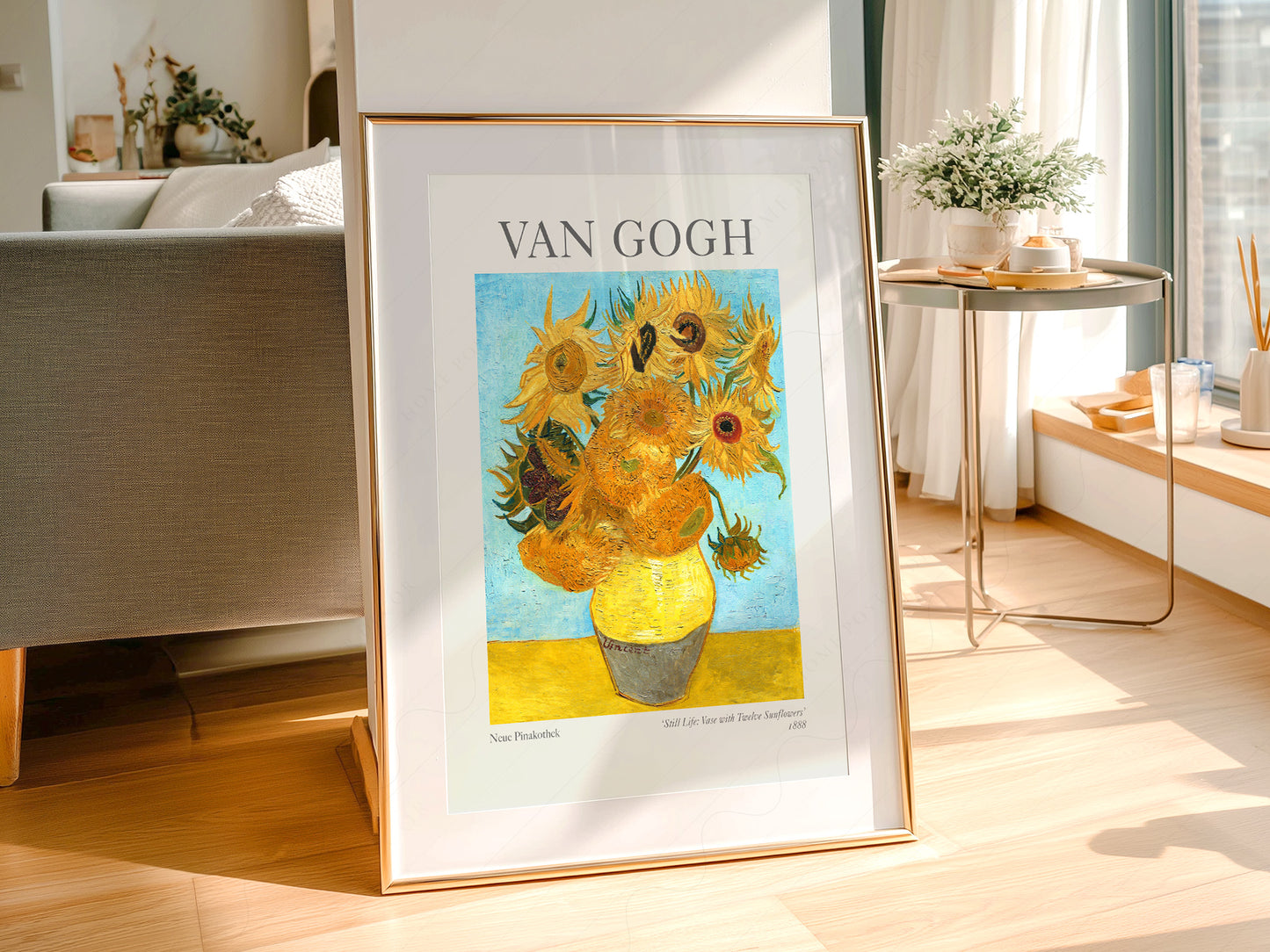 Van Gogh Poster, Vase with Twelve Sunflowers