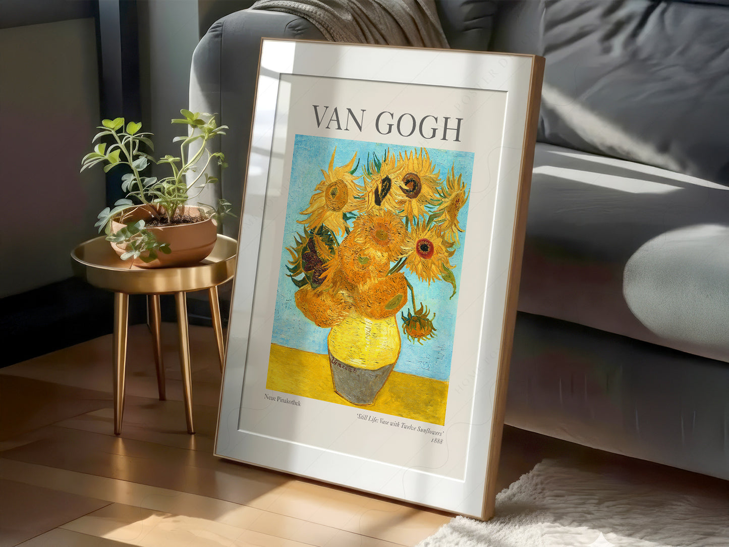 Van Gogh Poster, Vase with Twelve Sunflowers