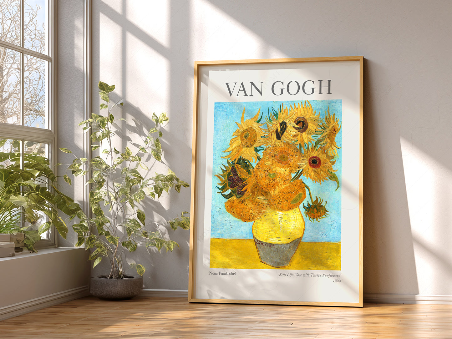 Van Gogh Poster, Vase with Twelve Sunflowers