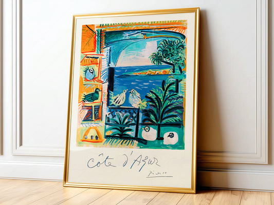 Pablo Picasso, Cote D'azur 1920, French Riviera painting