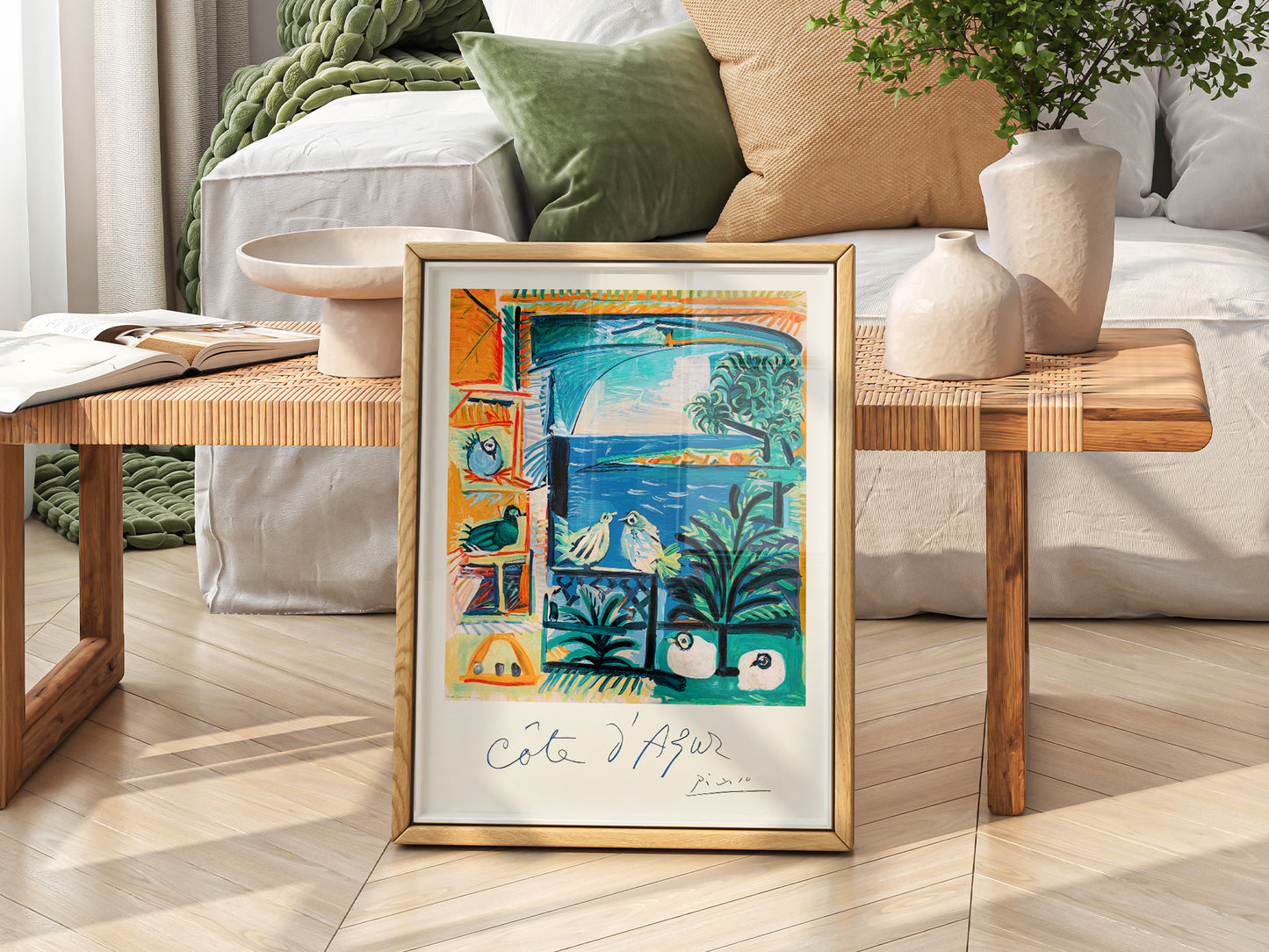 Pablo Picasso, Cote D'azur 1920, French Riviera painting