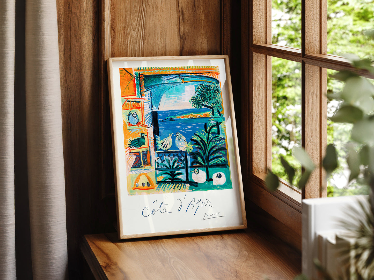 Pablo Picasso, Cote D'azur 1920, French Riviera painting