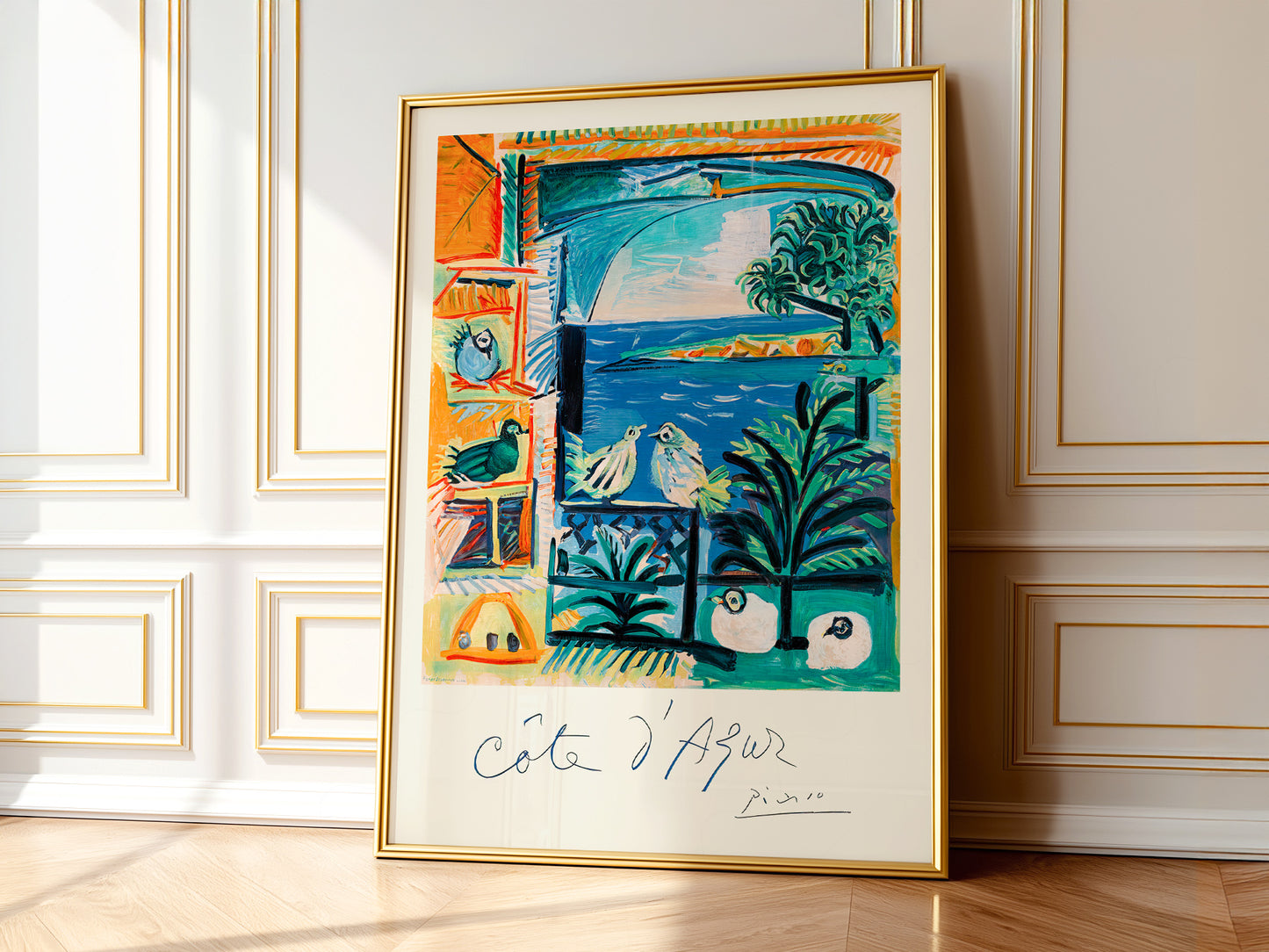 Pablo Picasso, Cote D'azur 1920, French Riviera painting