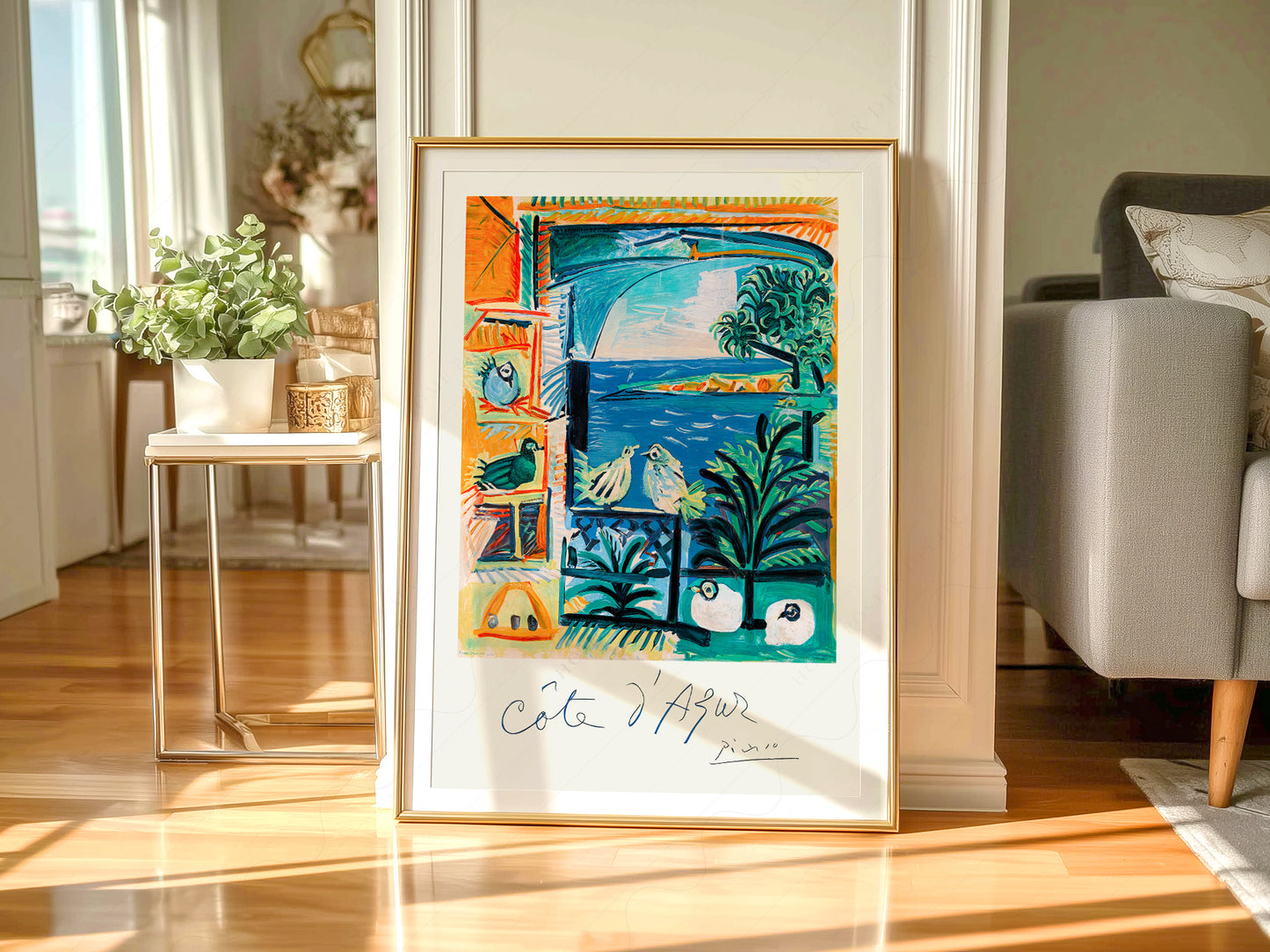 Pablo Picasso, Cote D'azur 1920, French Riviera painting