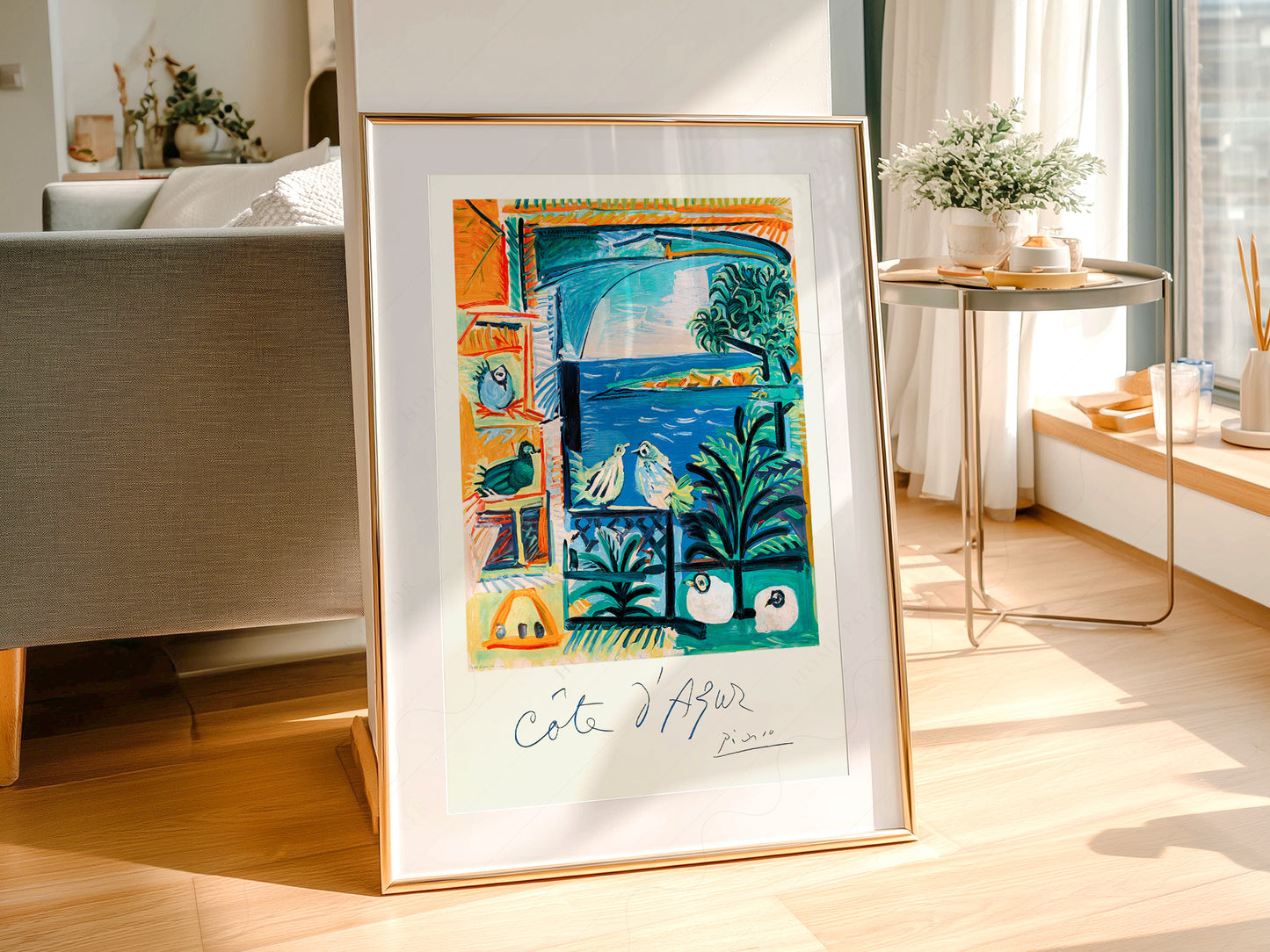 Pablo Picasso, Cote D'azur 1920, French Riviera painting