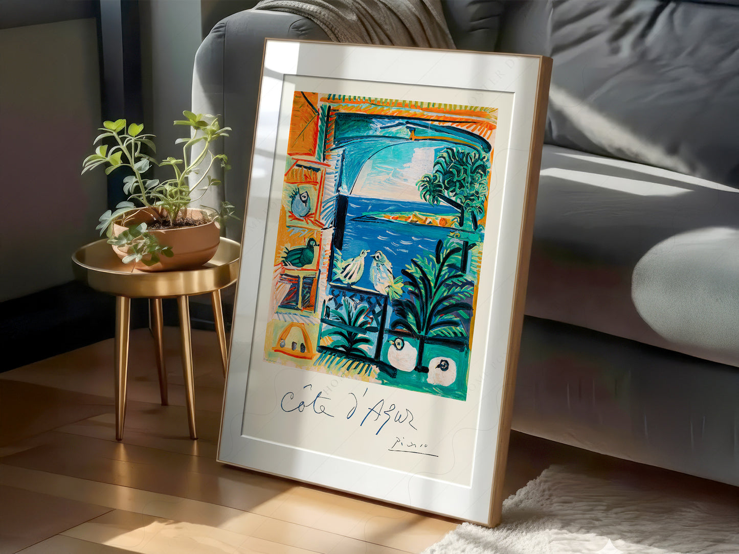 Pablo Picasso, Cote D'azur 1920, French Riviera painting