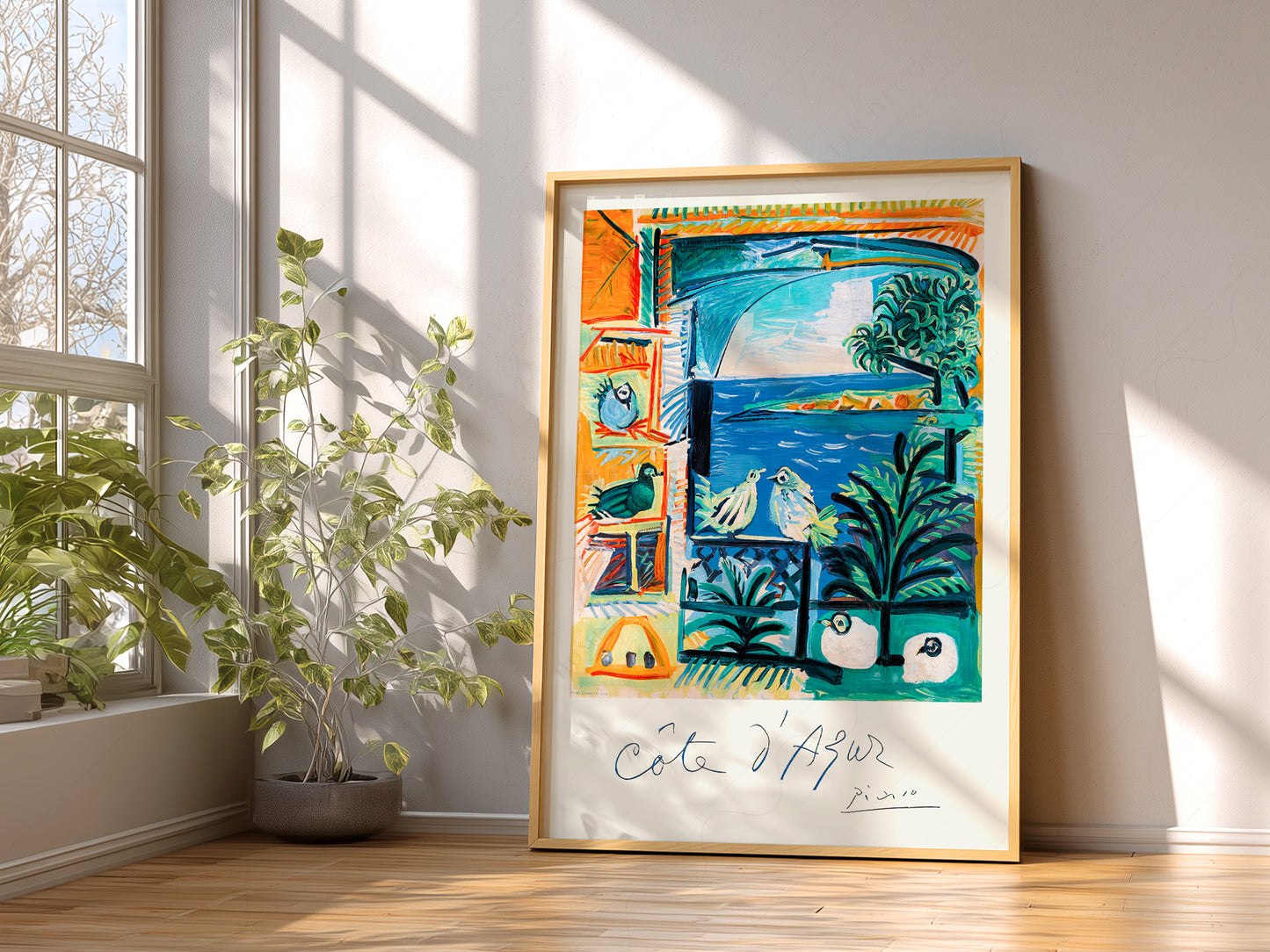 Pablo Picasso, Cote D'azur 1920, French Riviera painting