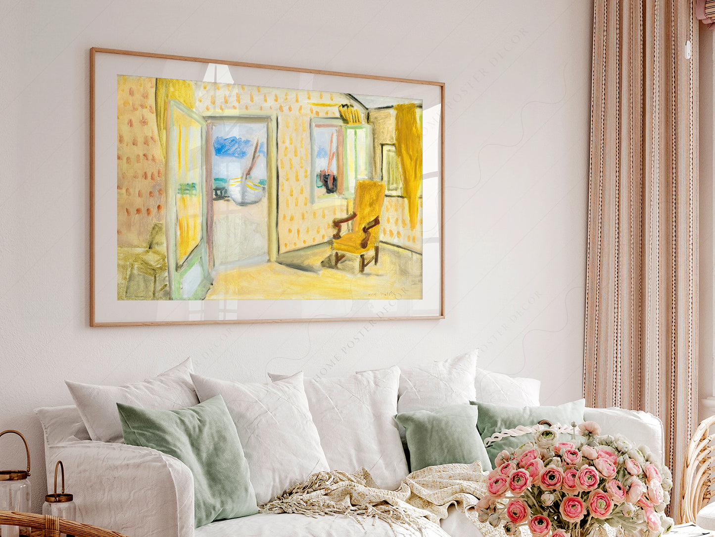Henri Matisse, The Yellow Room, Fine Art Print