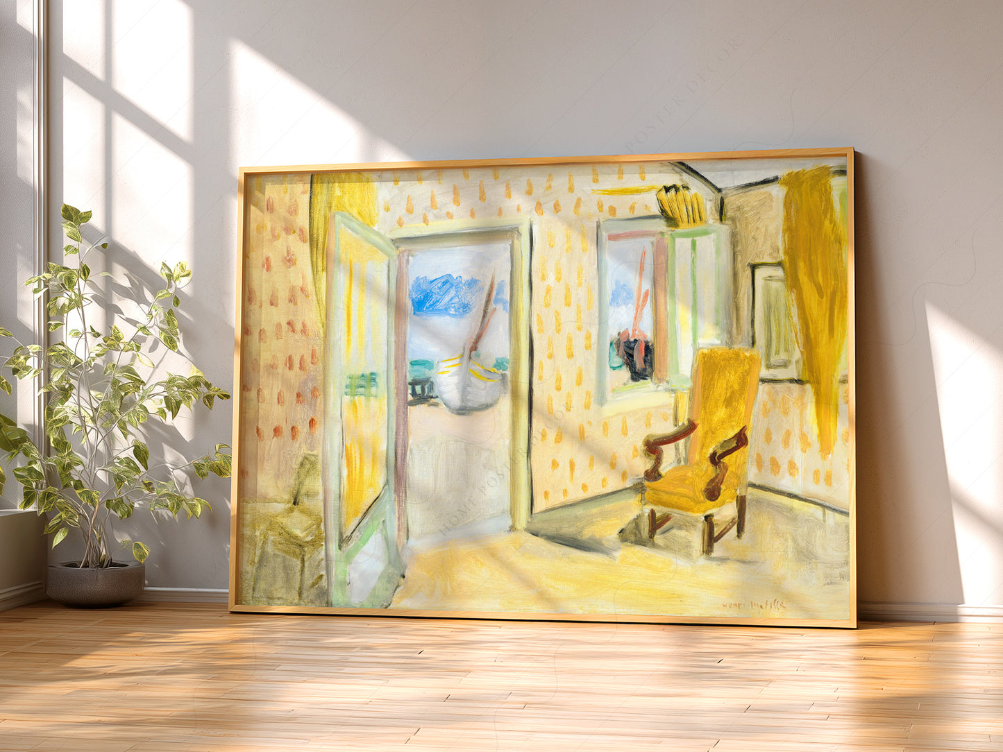 Henri Matisse, The Yellow Room, Fine Art Print