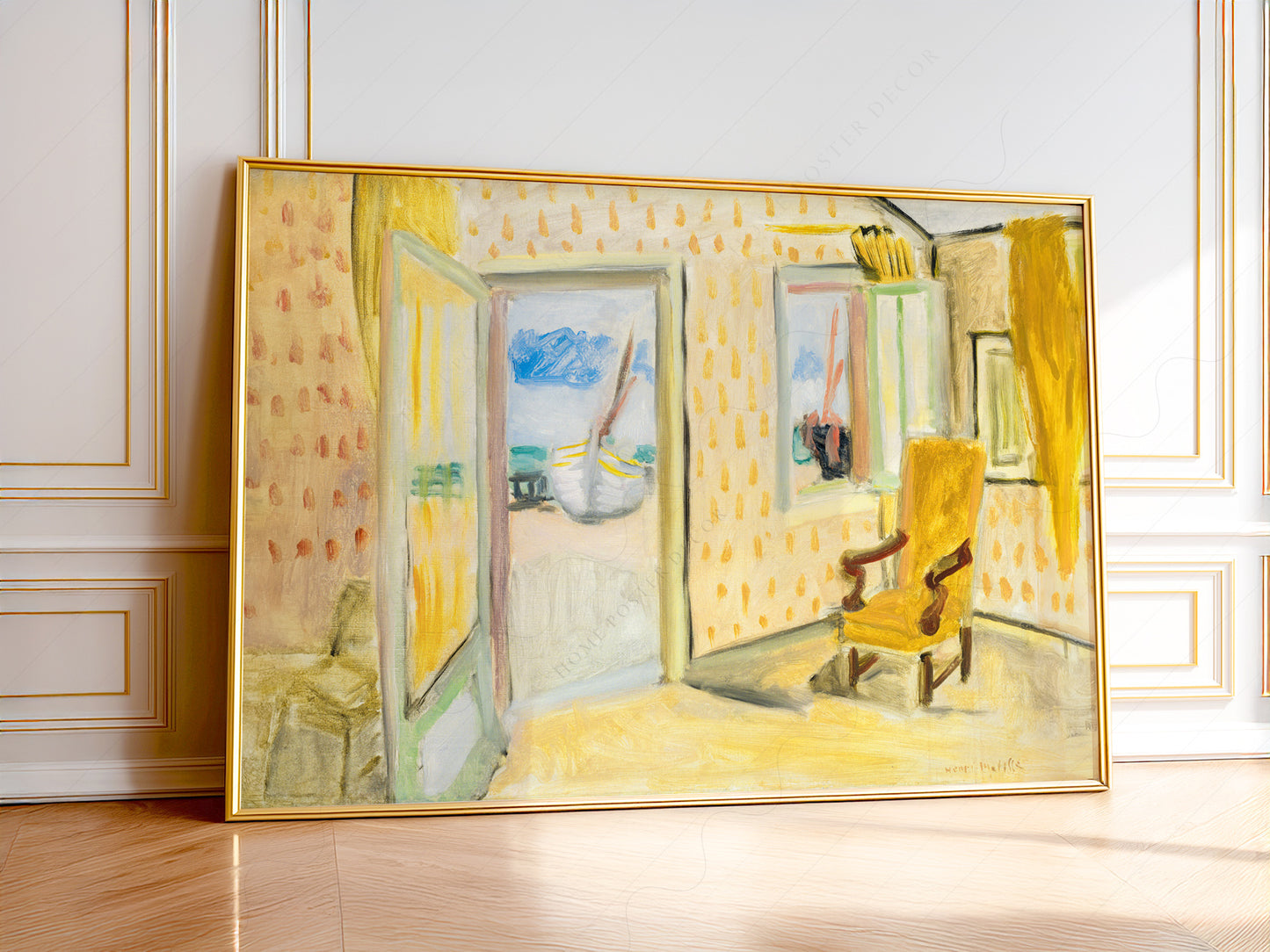 Henri Matisse, The Yellow Room, Fine Art Print