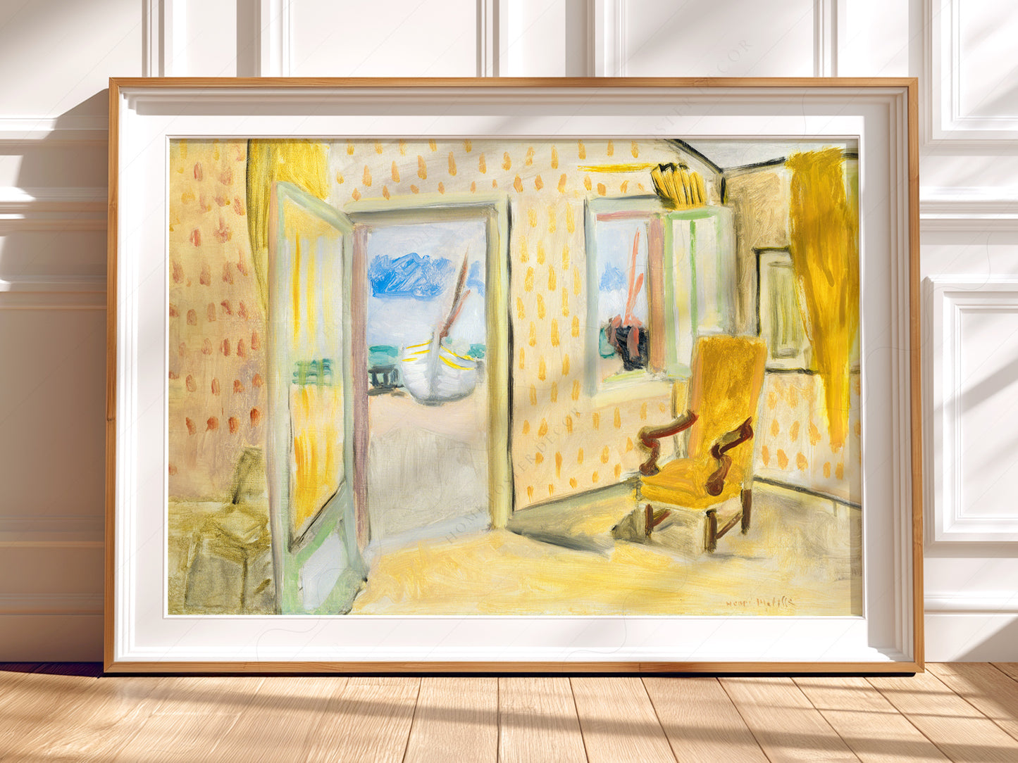 Henri Matisse, The Yellow Room, Fine Art Print