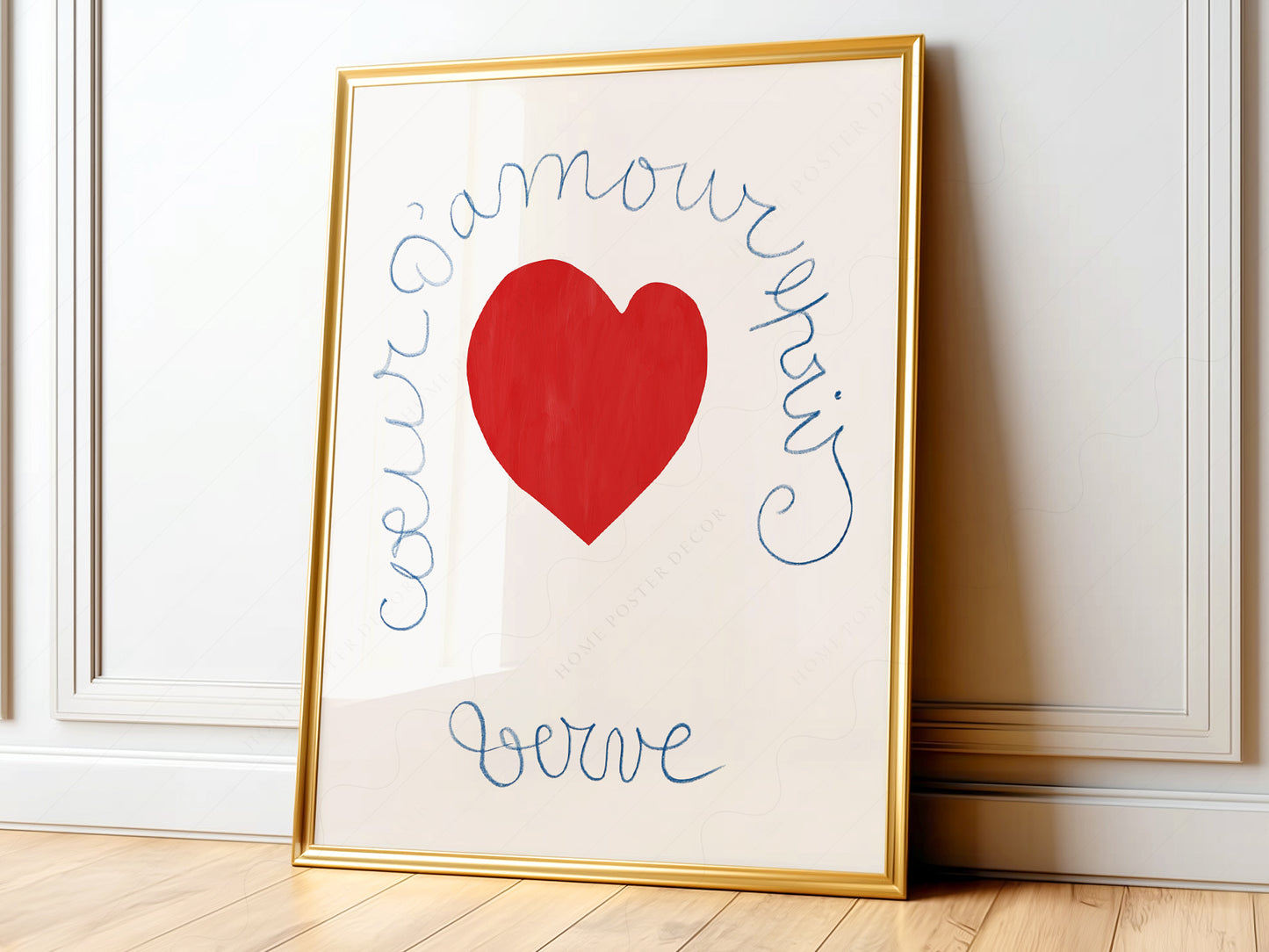 Henri Matisse, Love Poster, Red Heart Print