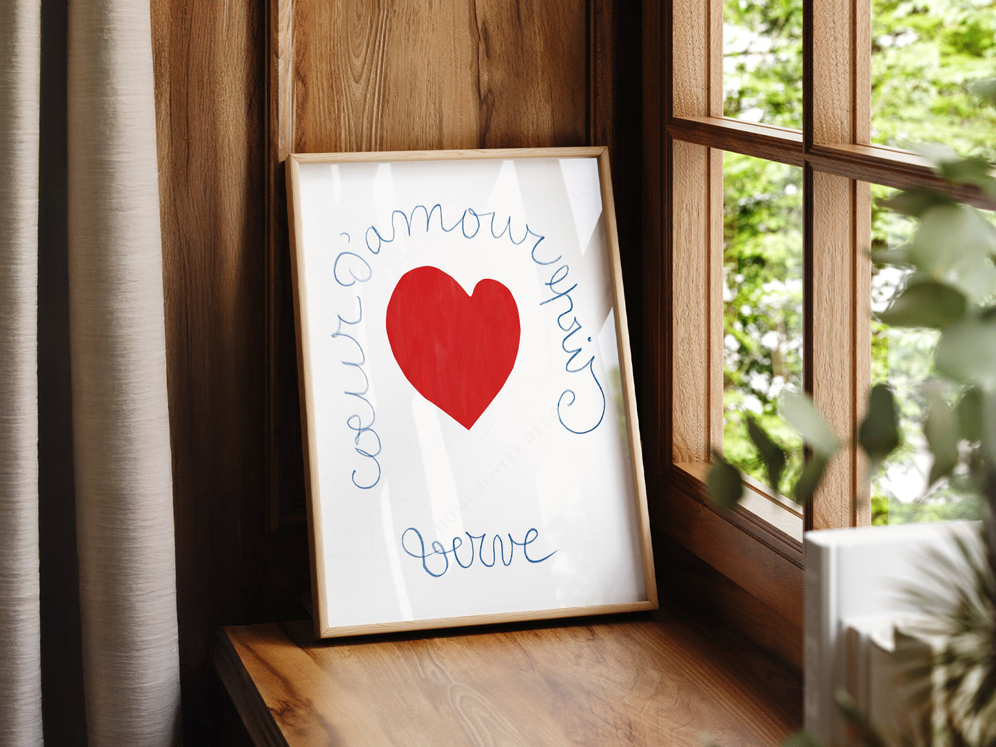 Henri Matisse, Love Poster, Red Heart Print