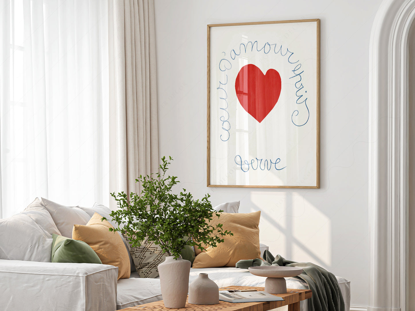 Henri Matisse, Love Poster, Red Heart Print