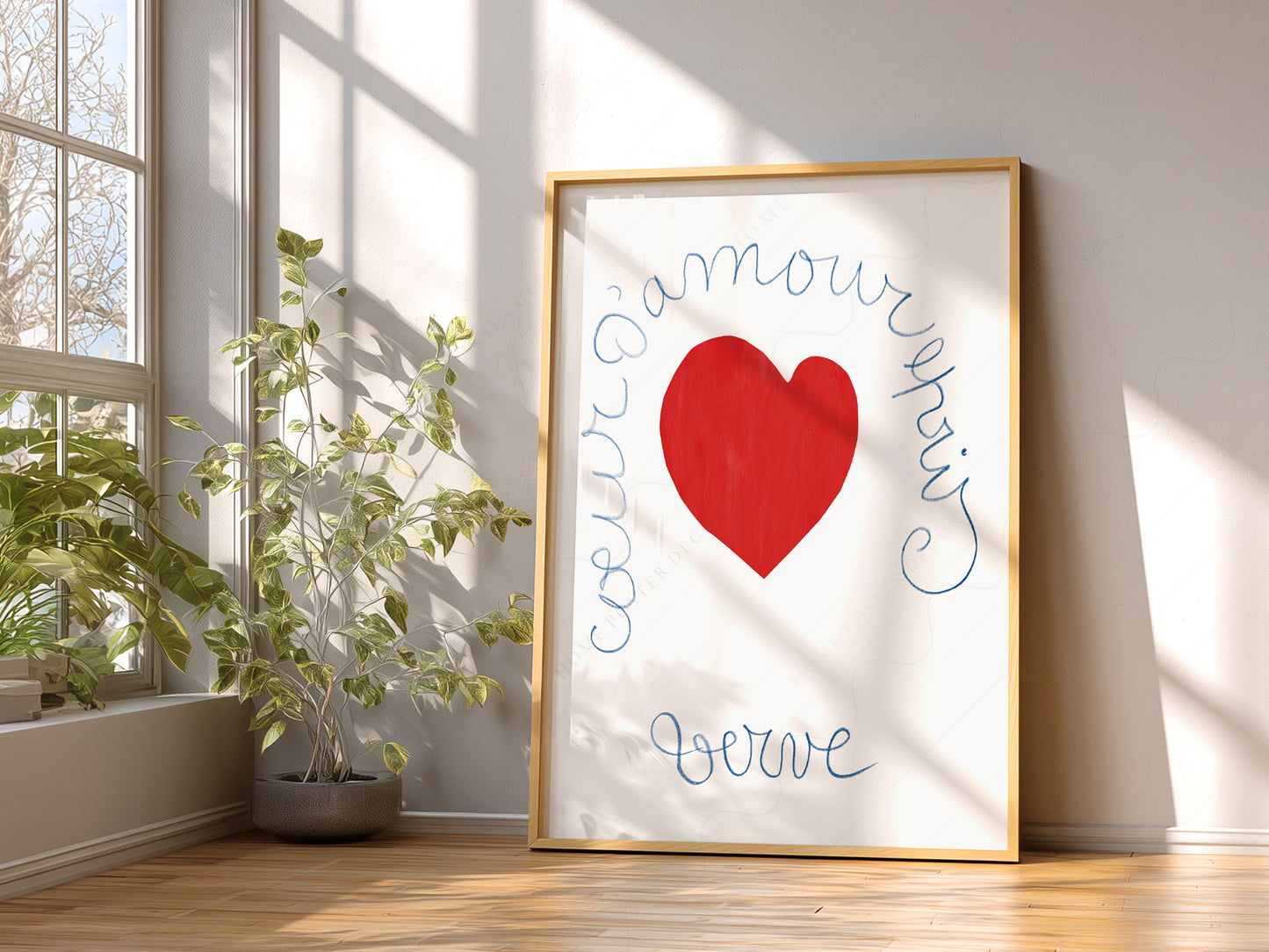 Henri Matisse, Love Poster, Red Heart Print