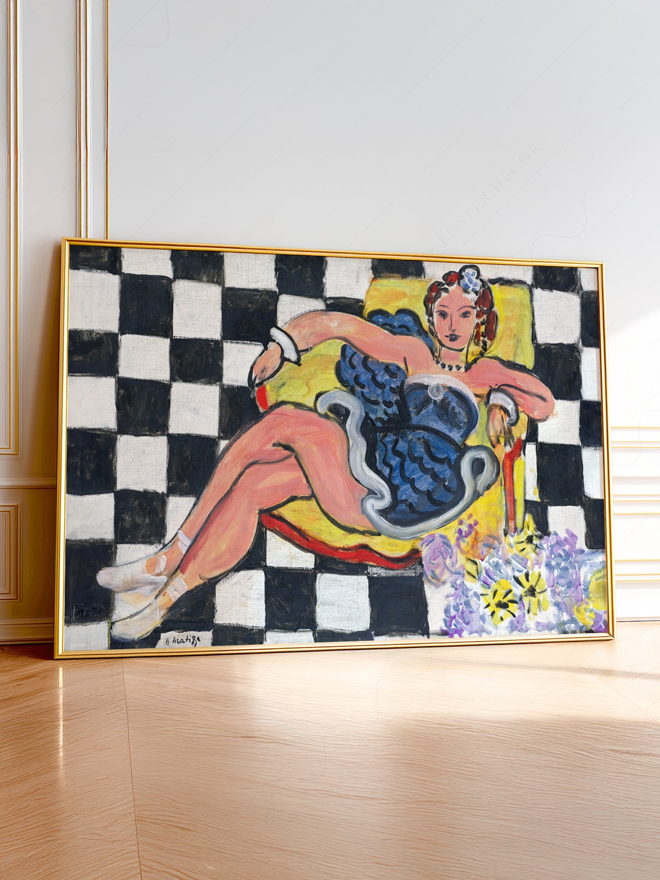 Henri Matisse Dancer in the Armchair Print – Vibrant Museum Wall Art