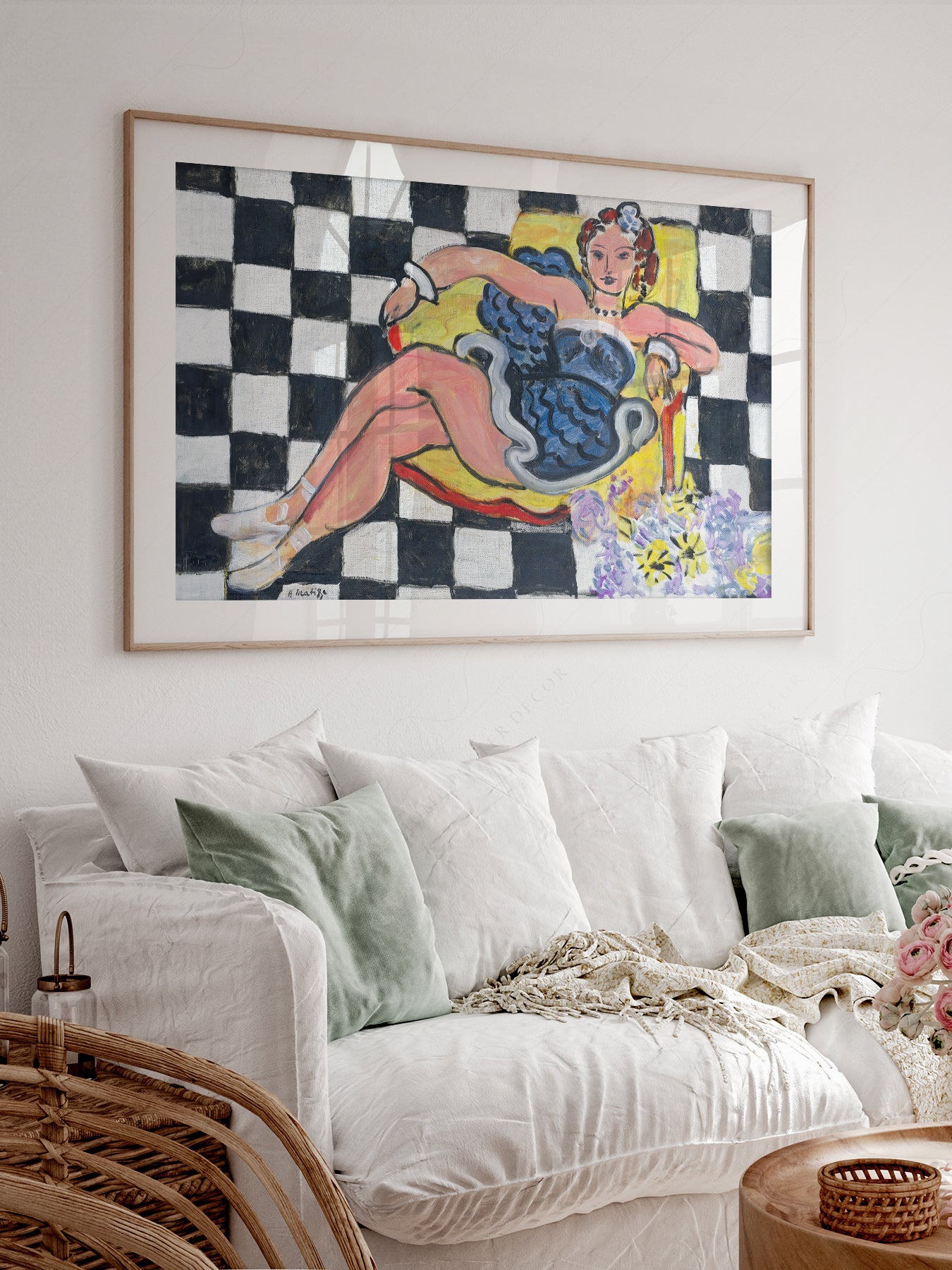 Henri Matisse Dancer in the Armchair Print – Vibrant Museum Wall Art