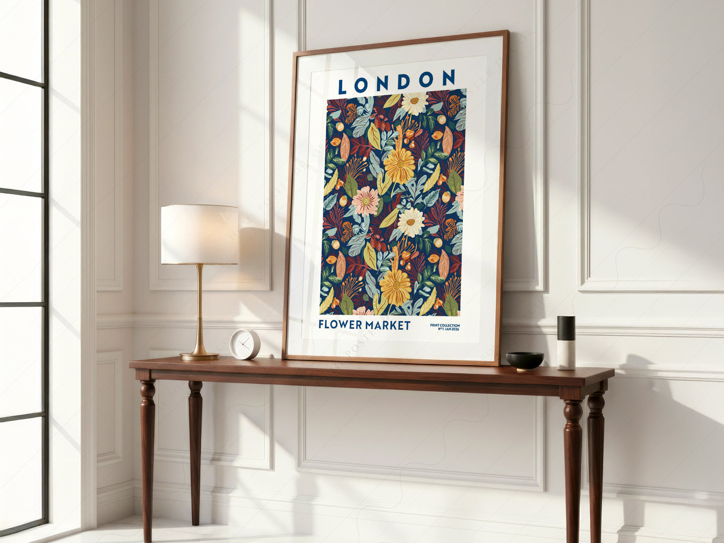 Flower Market London, Floral Wall Art - Fall Collection