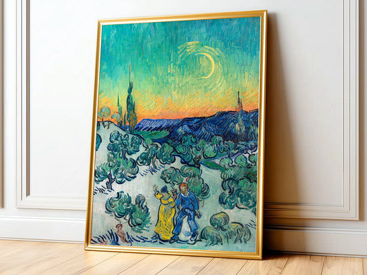 Van Gogh Poster, A Walk at Twilight