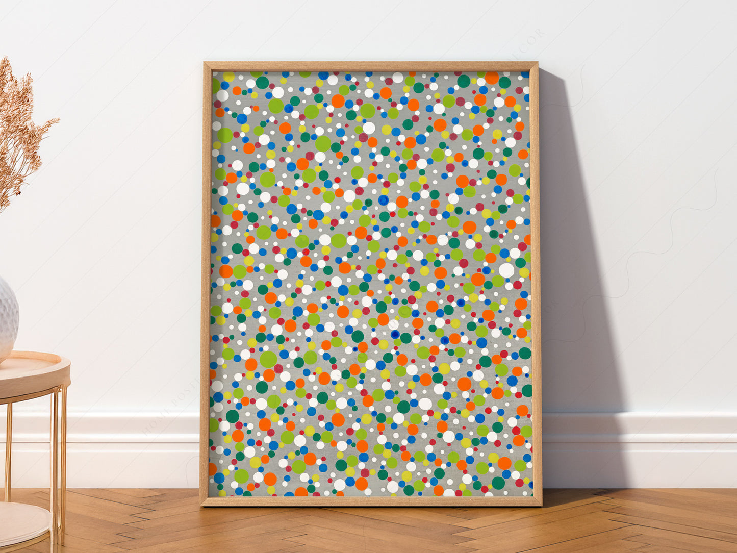 Yayoi Kusama Dots wall art print in multiple sizes for nursery walls
