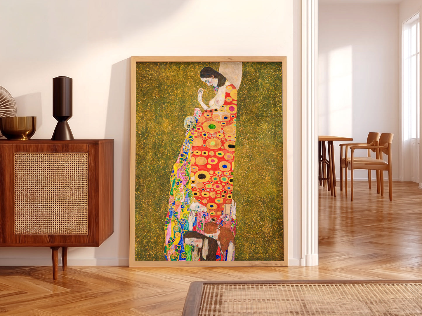 Gustav Klimt, Hope II Painting, Fine Art Print