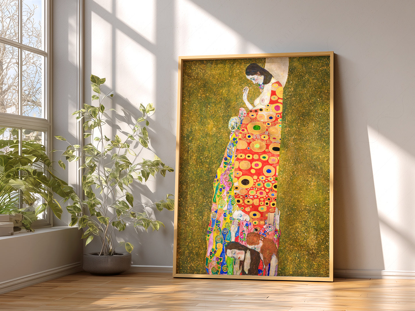 Gustav Klimt, Hope II Painting, Fine Art Print