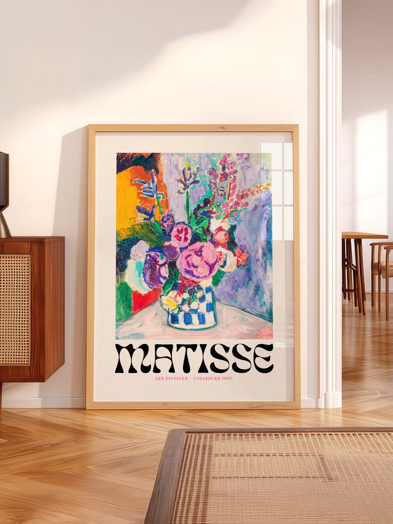 Henri Matisse Les Pivoines Art Print – Colorful Floral – classic art print reproduction