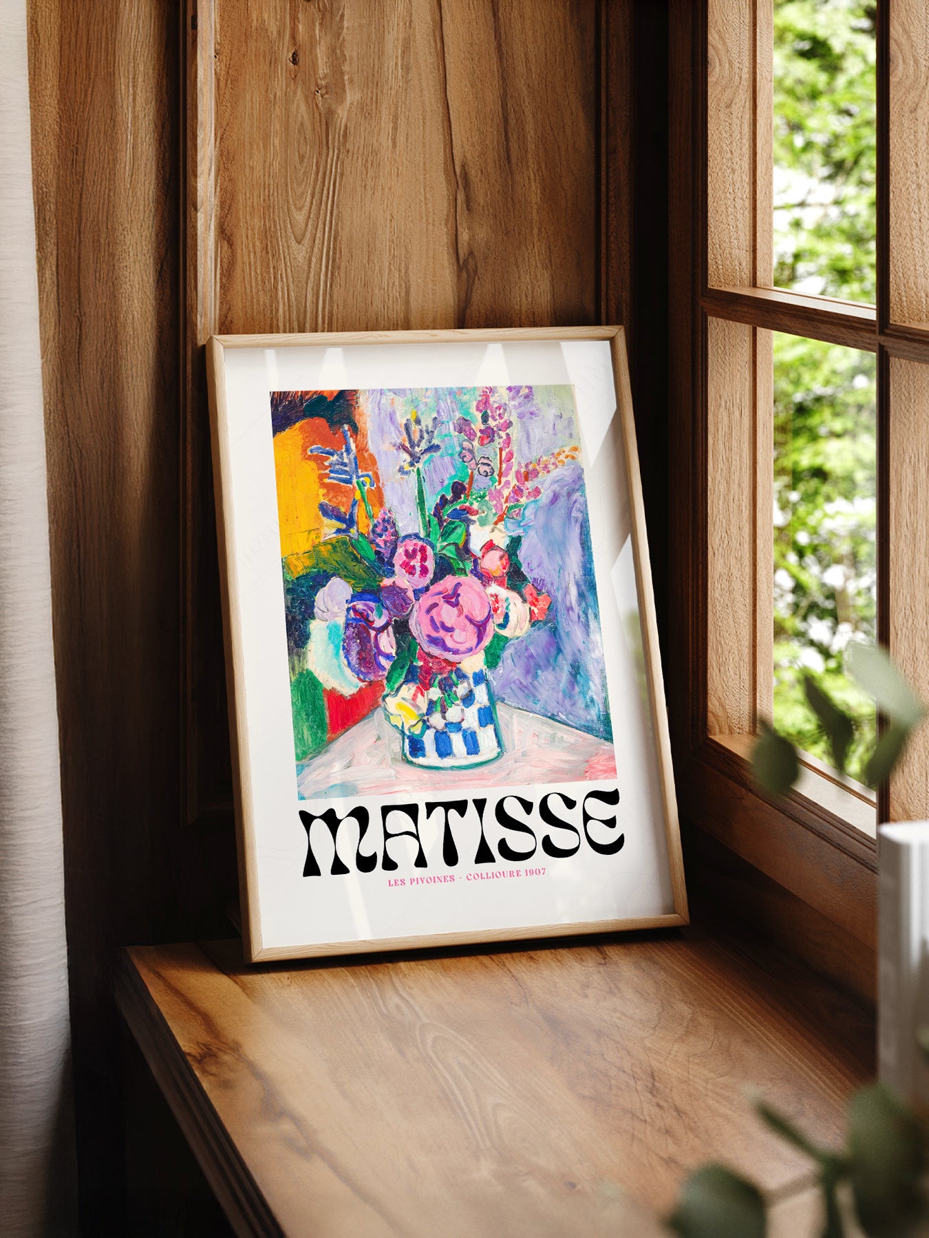 Henri Matisse Les Pivoines Art Print – Colorful Floral – art poster for living room