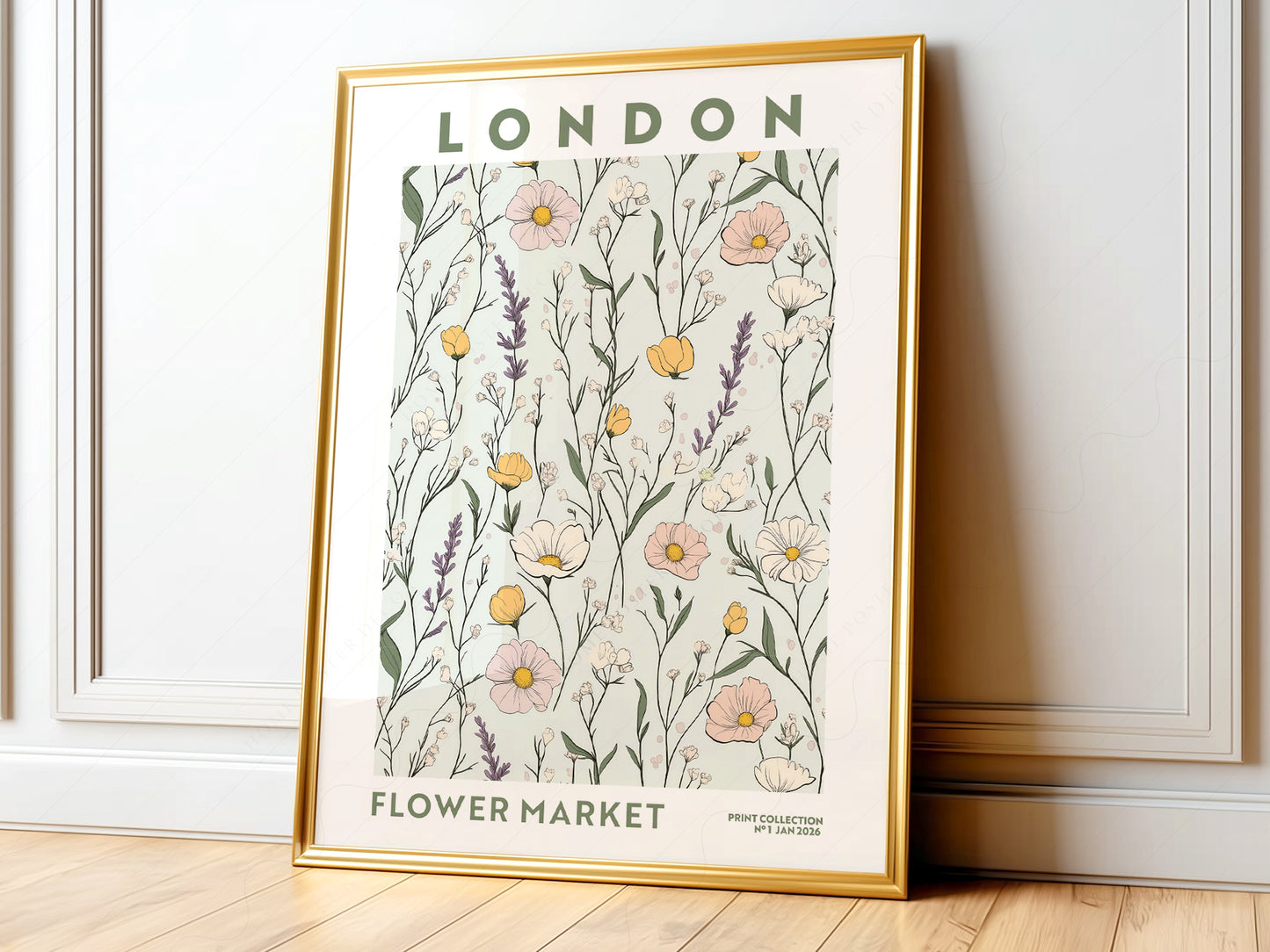 Flower Market London, Floral Wall Art