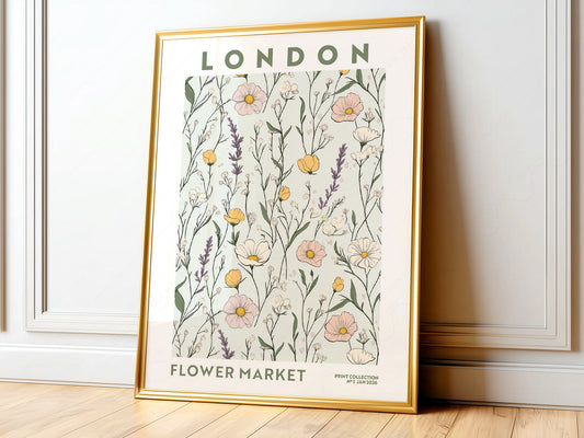 Flower Market London, Floral Wall Art