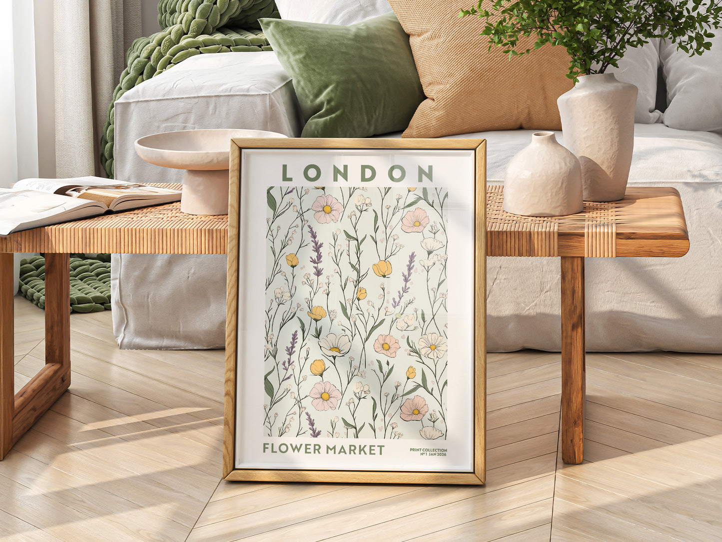 Flower Market London, Floral Wall Art