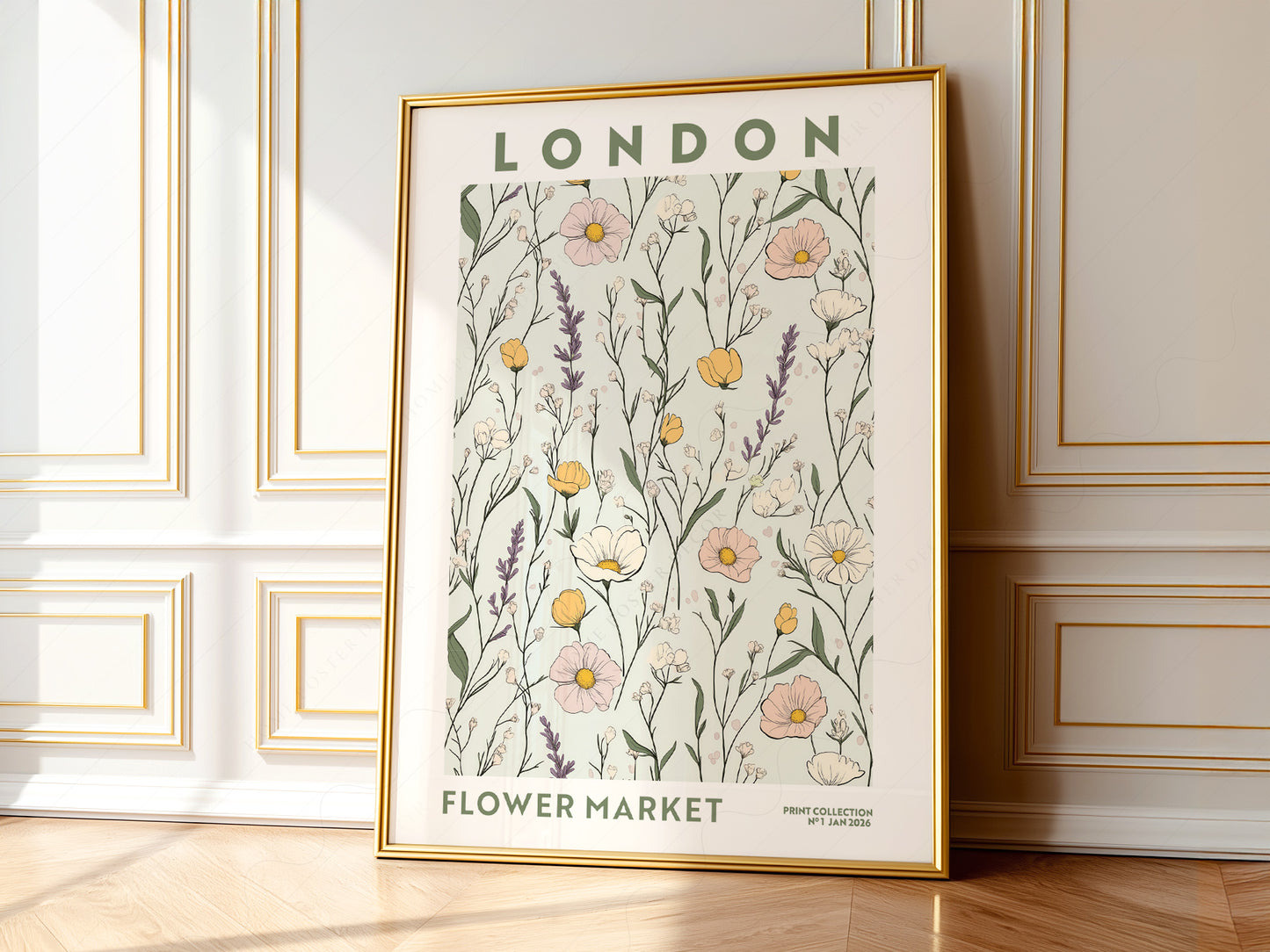 Flower Market London, Floral Wall Art