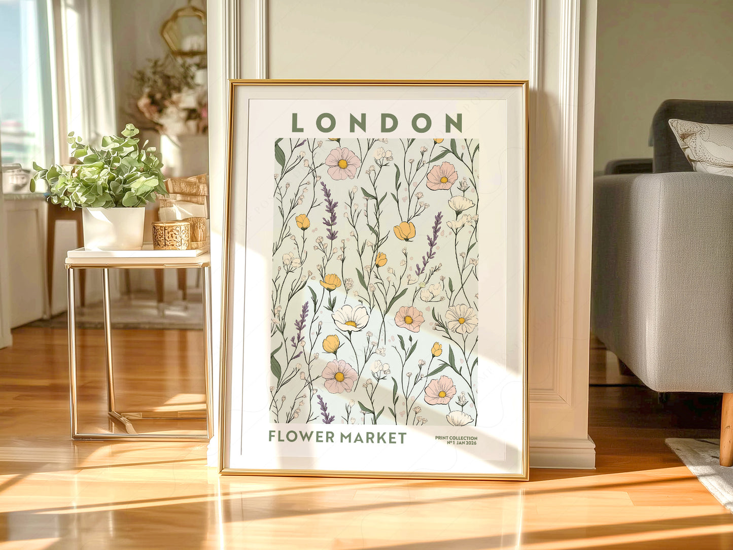 Flower Market London, Floral Wall Art