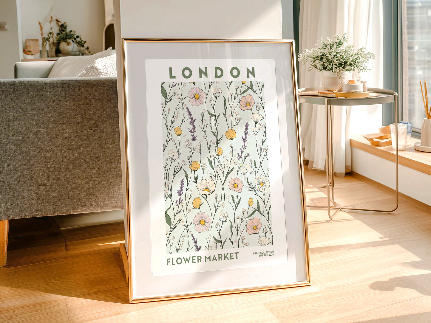 Flower Market London, Floral Wall Art